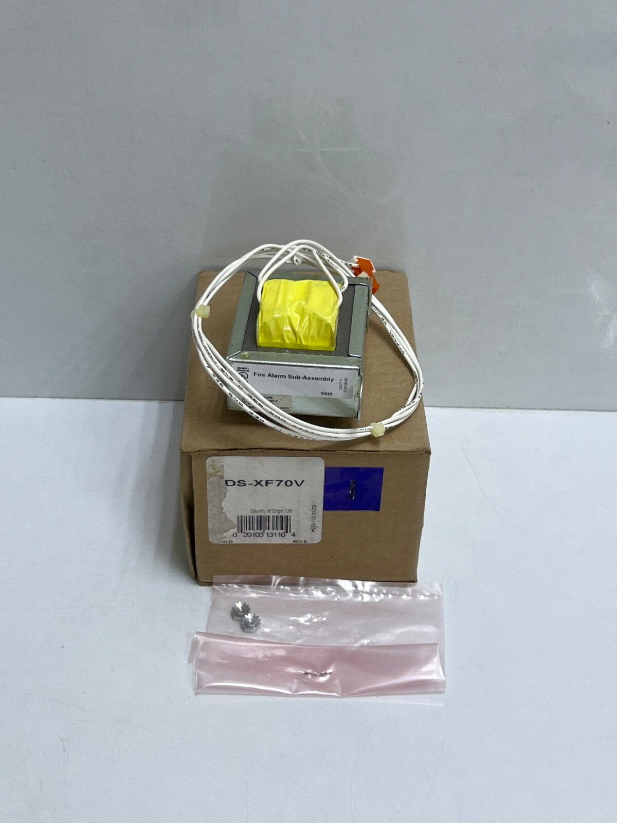 NOTIFIER DS-XF70V CONTROL TRANSFORMER