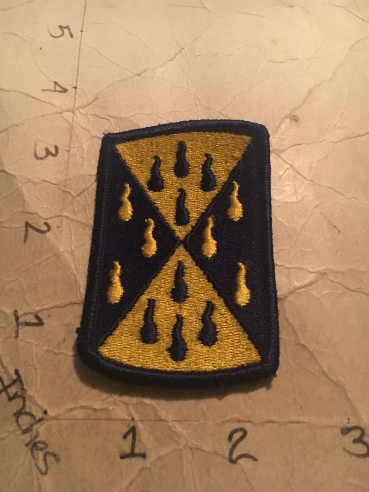US Army 464th Chemical Brigade m/e patch 10/12/25