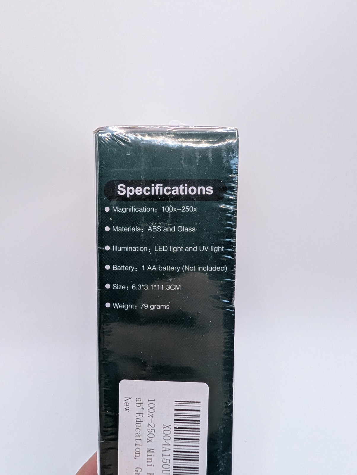 NEW SEALED Tencco Pocket Microscope 100x-250x