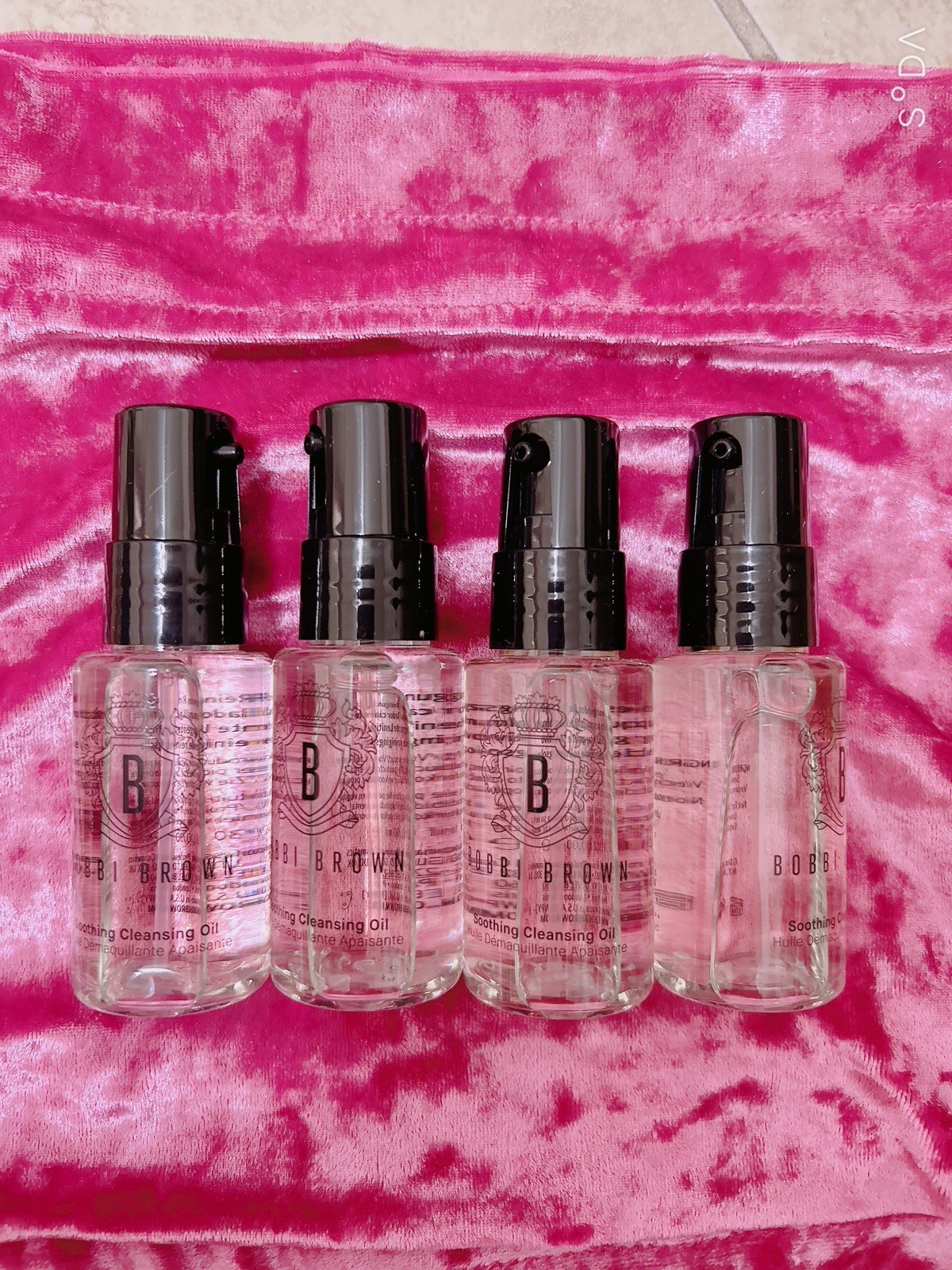 4x Bobbi Brown Soothing Cleansing Oil Travel Size - 1 fl oz ea = 4 oz total U1b