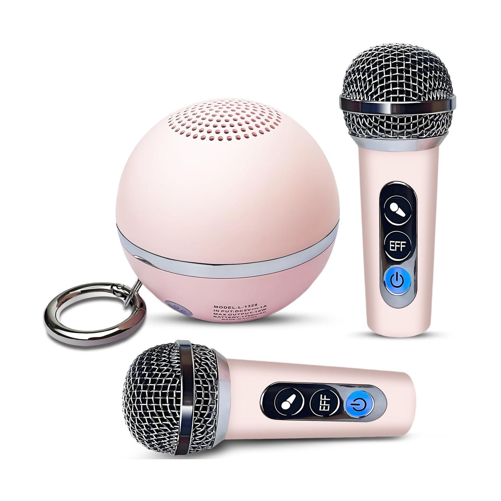 Mini Karaoke Machine for Kids: Portable Bluetooth Speaker with 2 Wi... Fast Ship