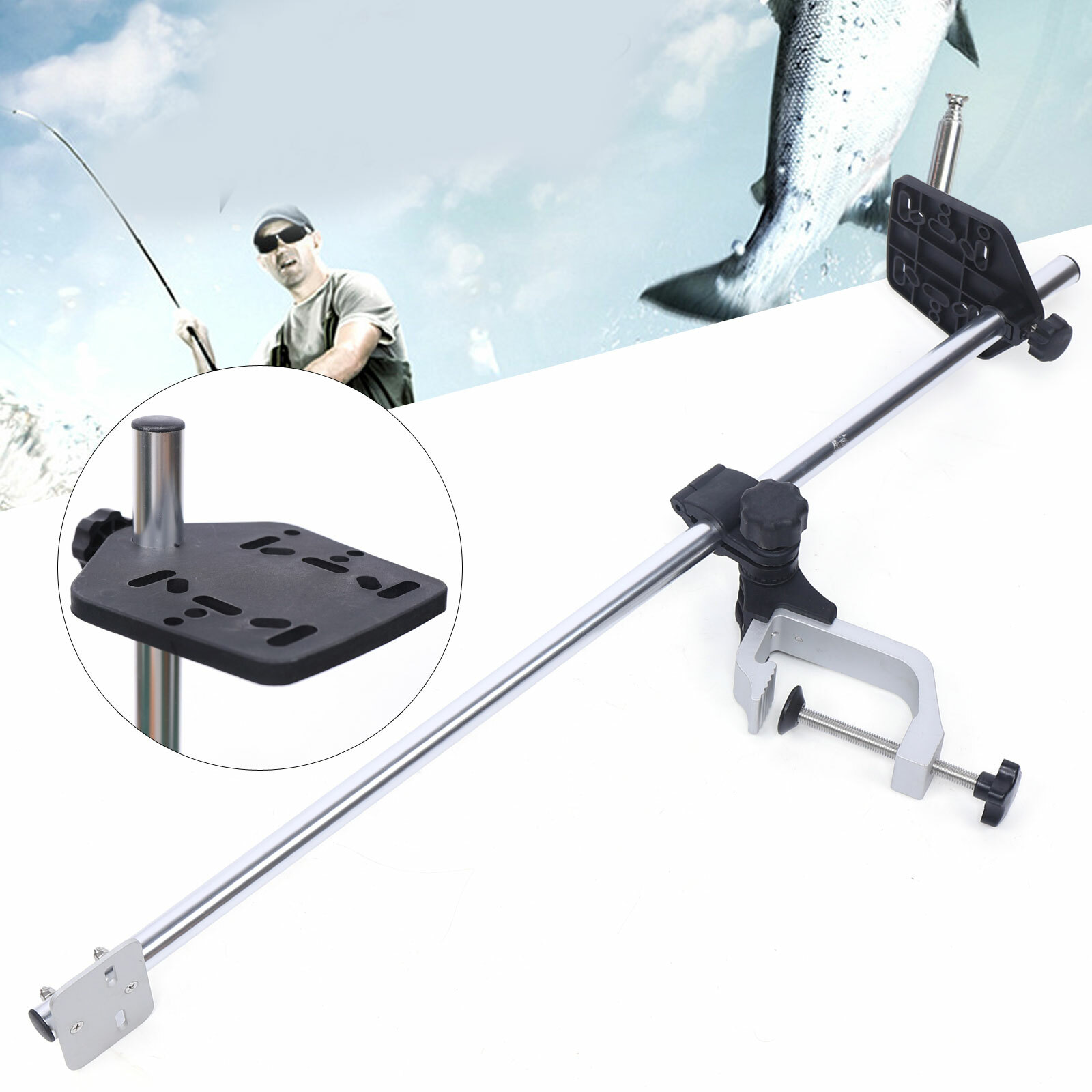 Portable Fishfinder Bracket Fish Finder Bracket Universal Transducer Bracket