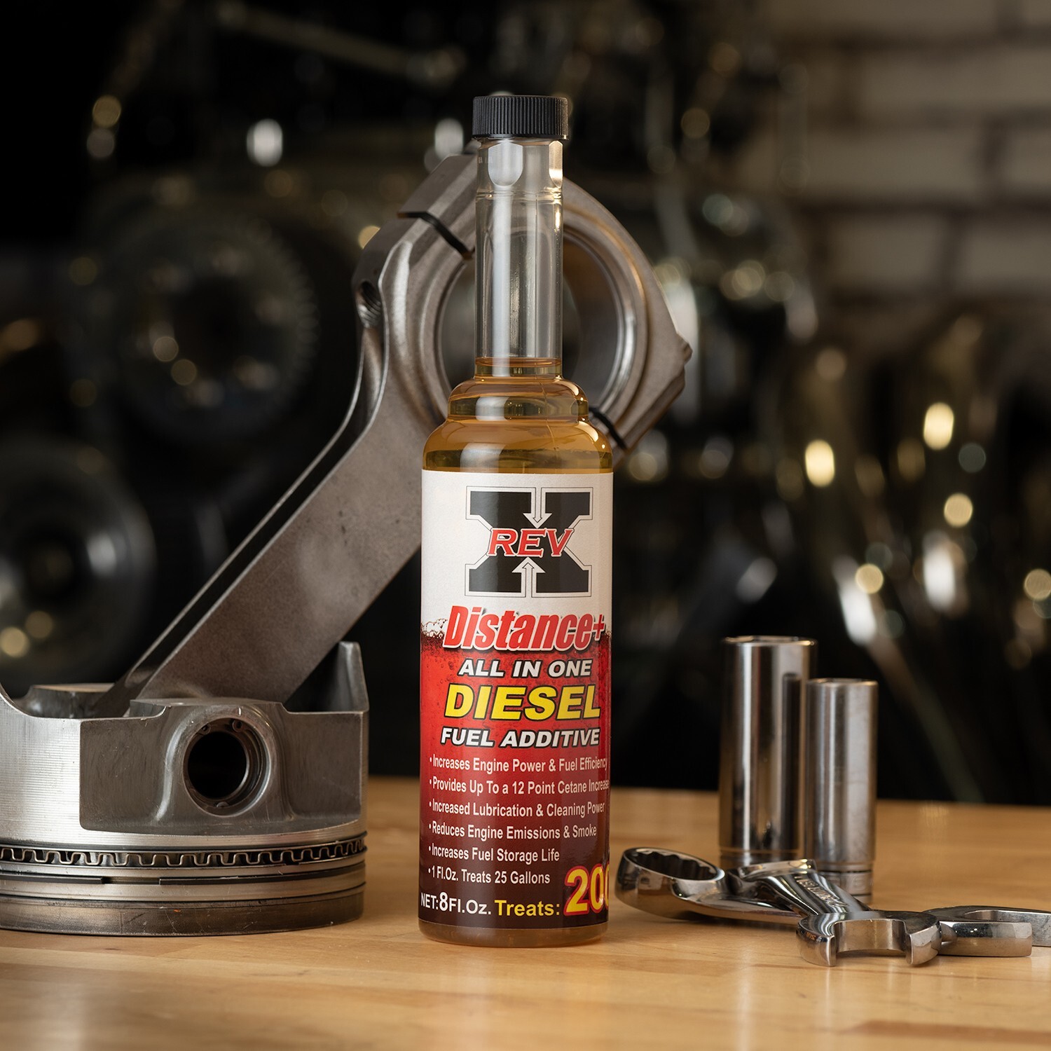 REV X Diesel Engine Treatment Kit - Oil & Fuel Treatment - Cleans Injectors