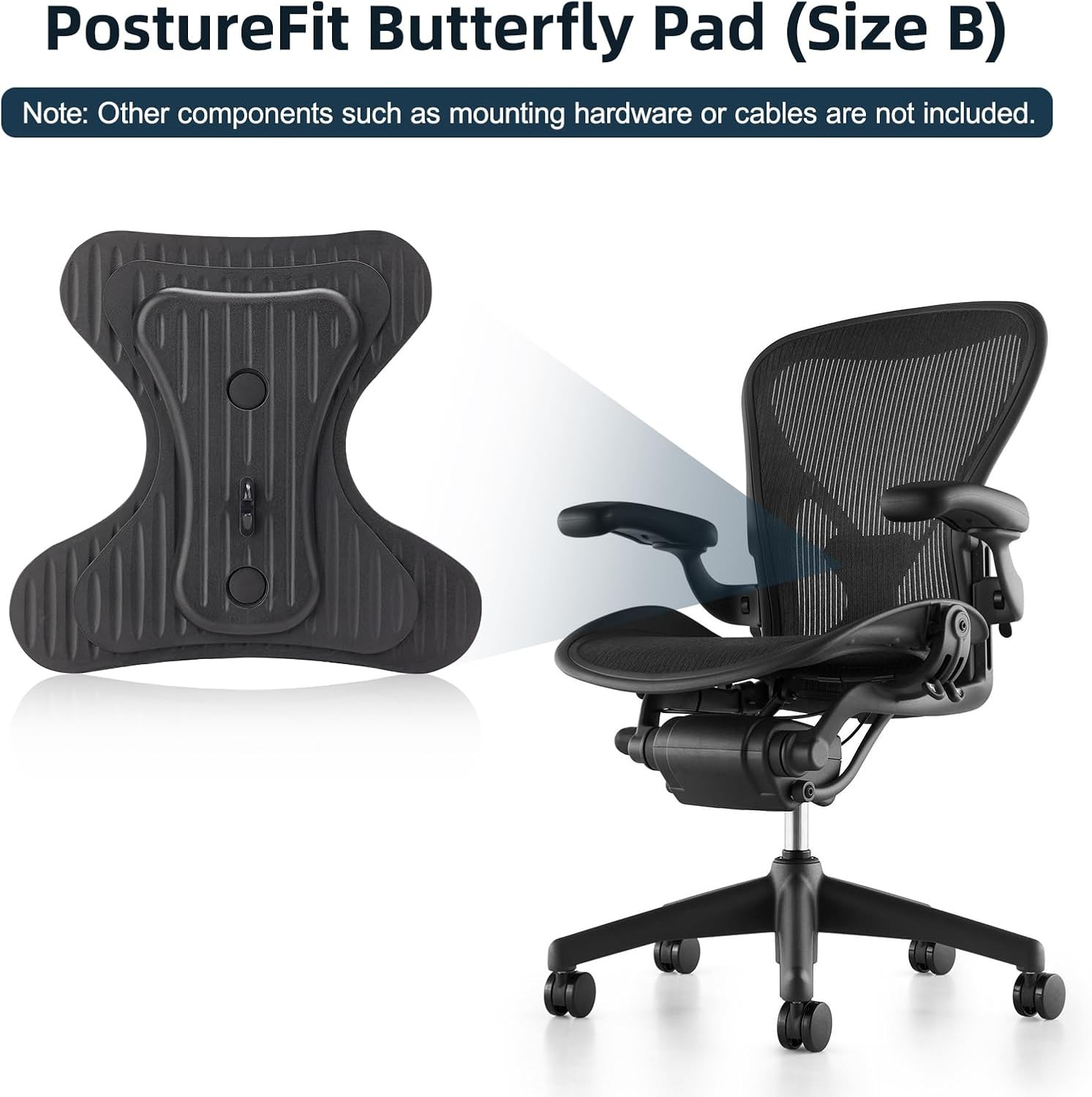 Upgrade Posturefit Butterfly Lumbar Support Replacement for Herman Miller Aeron
