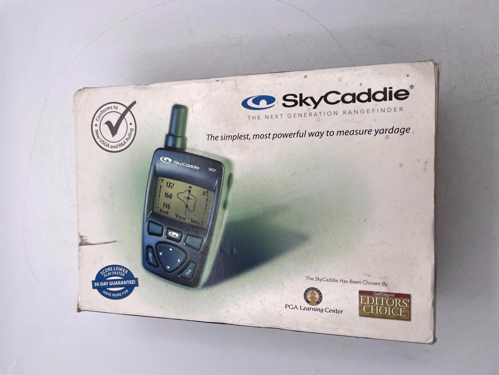 SkyGolf SkyCaddie SG2 Handheld Golf GPS Rangefinder Programmable Digital Display