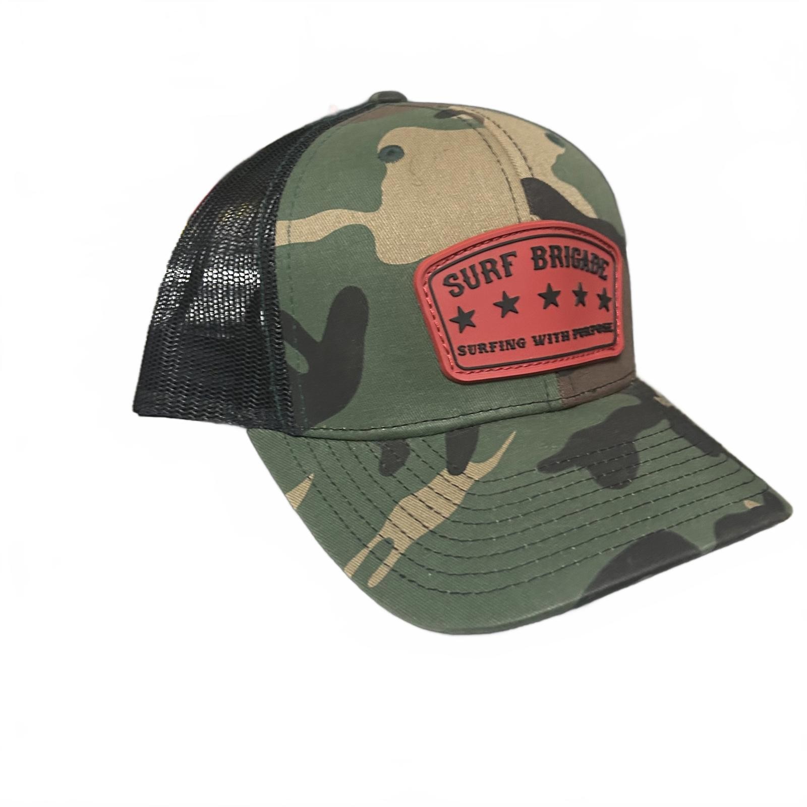 Surf Brigade Camouflage Trucker Hat with Mesh Back OSFM
