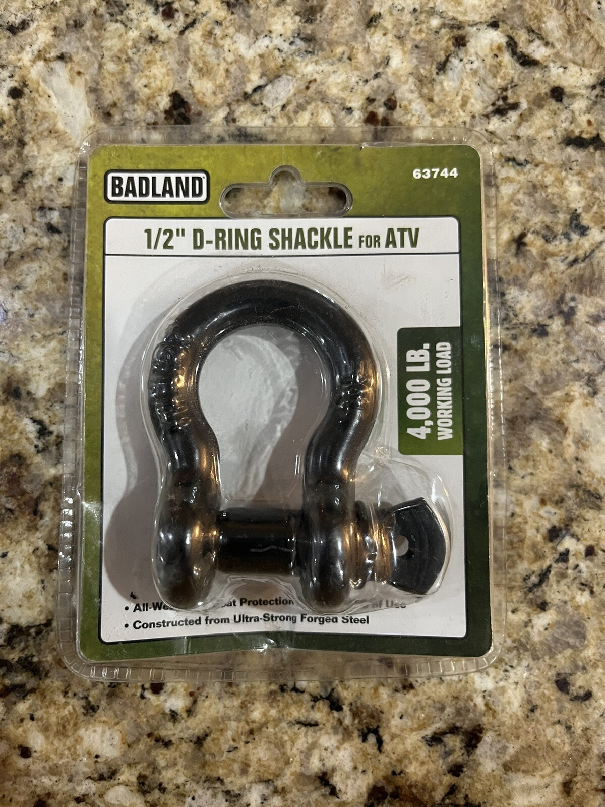 BADLAND 1/2'' D-Ring Shackle for ATV New