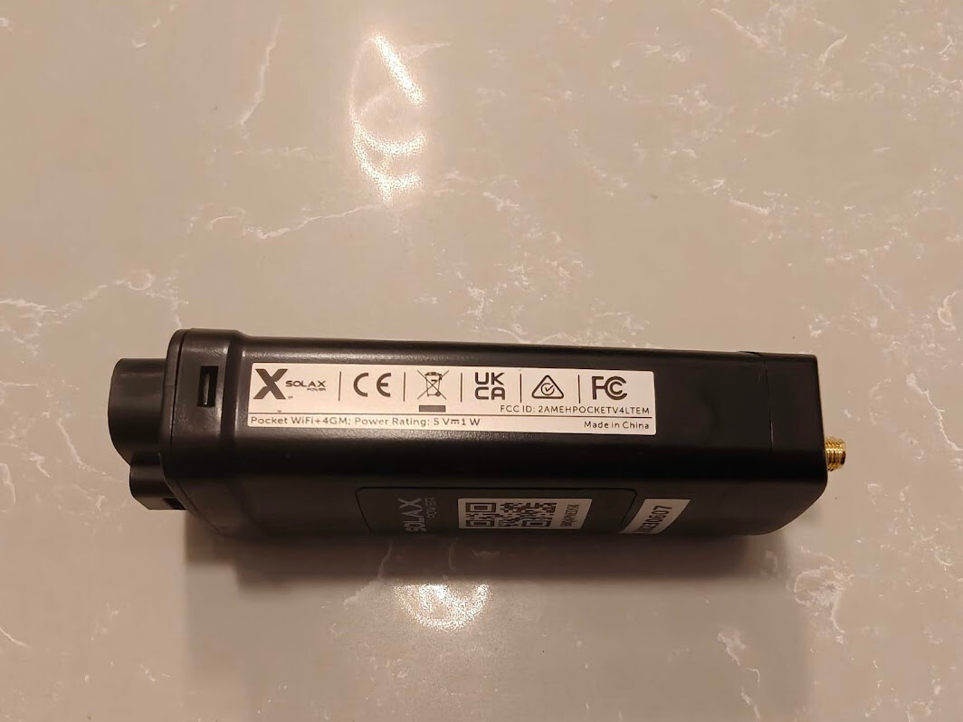 Solax Pocket WiFi+4GM Interface module, Data logger. Tested.