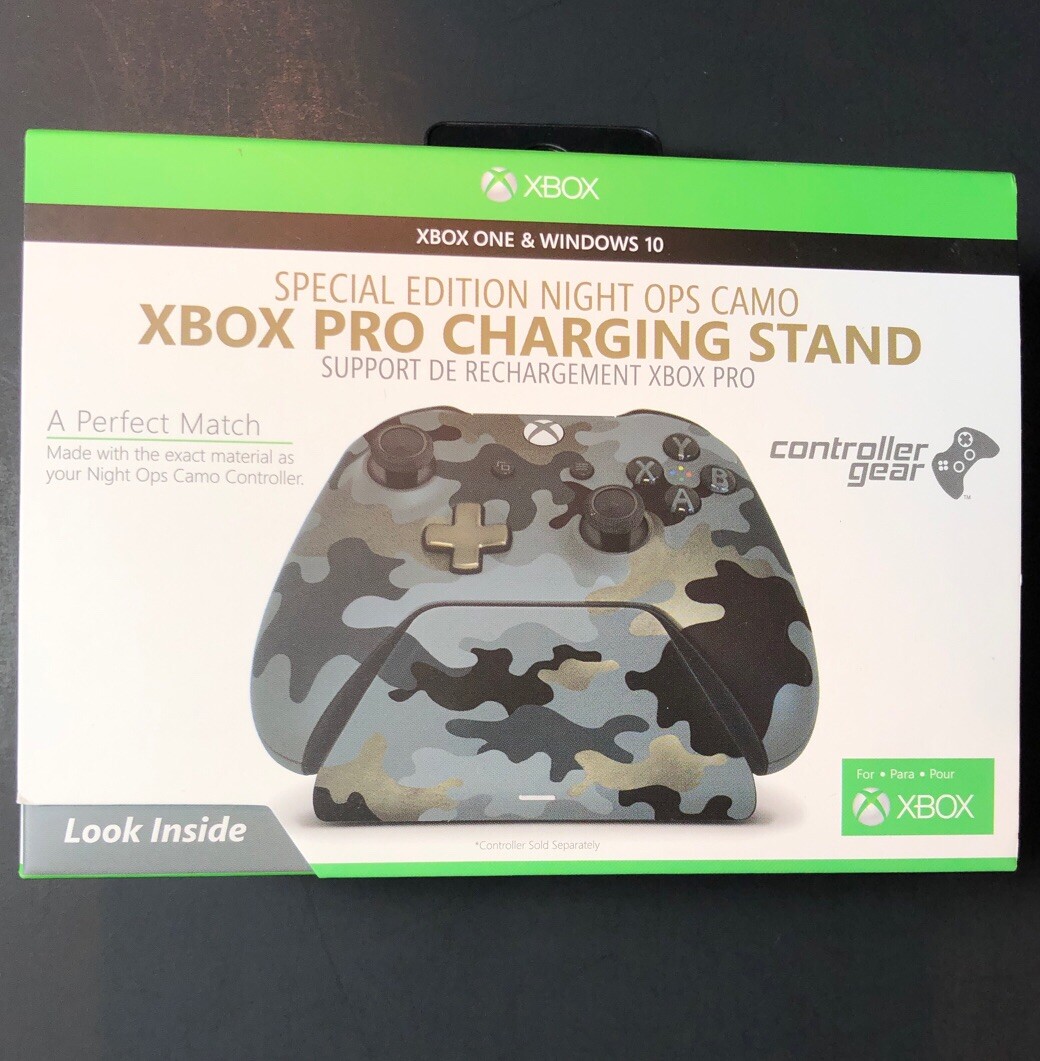 Controller Gear XBOX ONE Pro Charging Stand [ Night Ops Camo Edition ] NEW