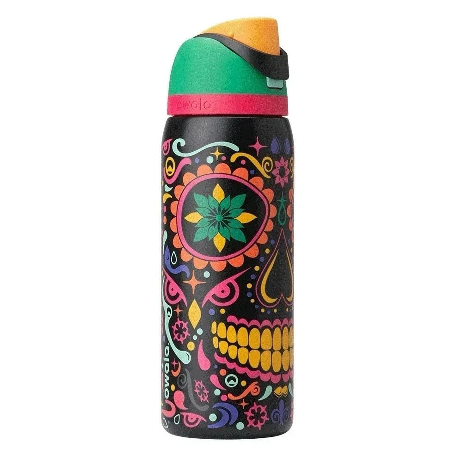 Owala FreeSip 32oz Sugar Skull Bottle 2025 Holiday Gift New In Hand Owala