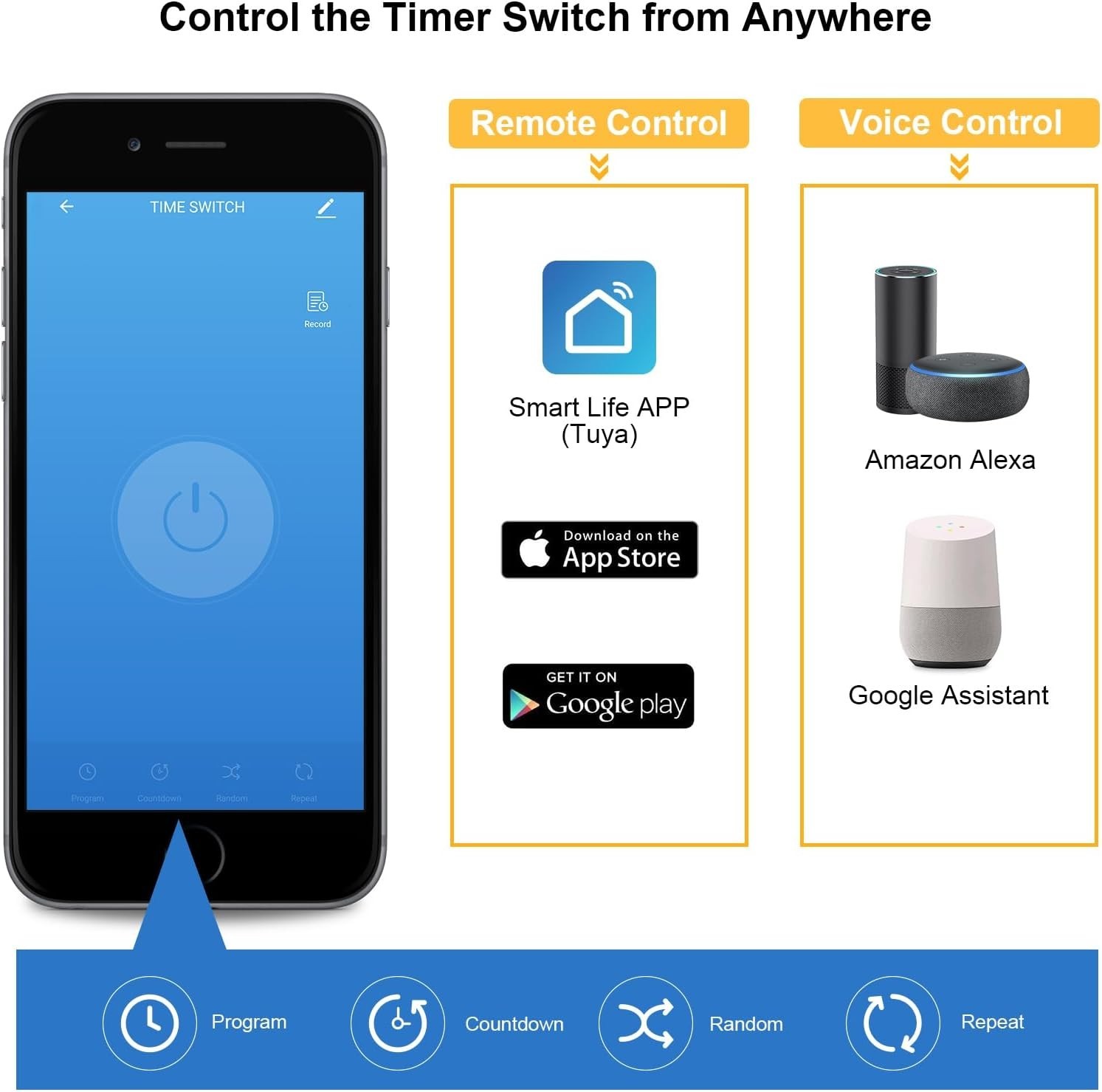 Powerful 40A WiFi Pool Controller Timer - Smart App Control, Weatherproof Box