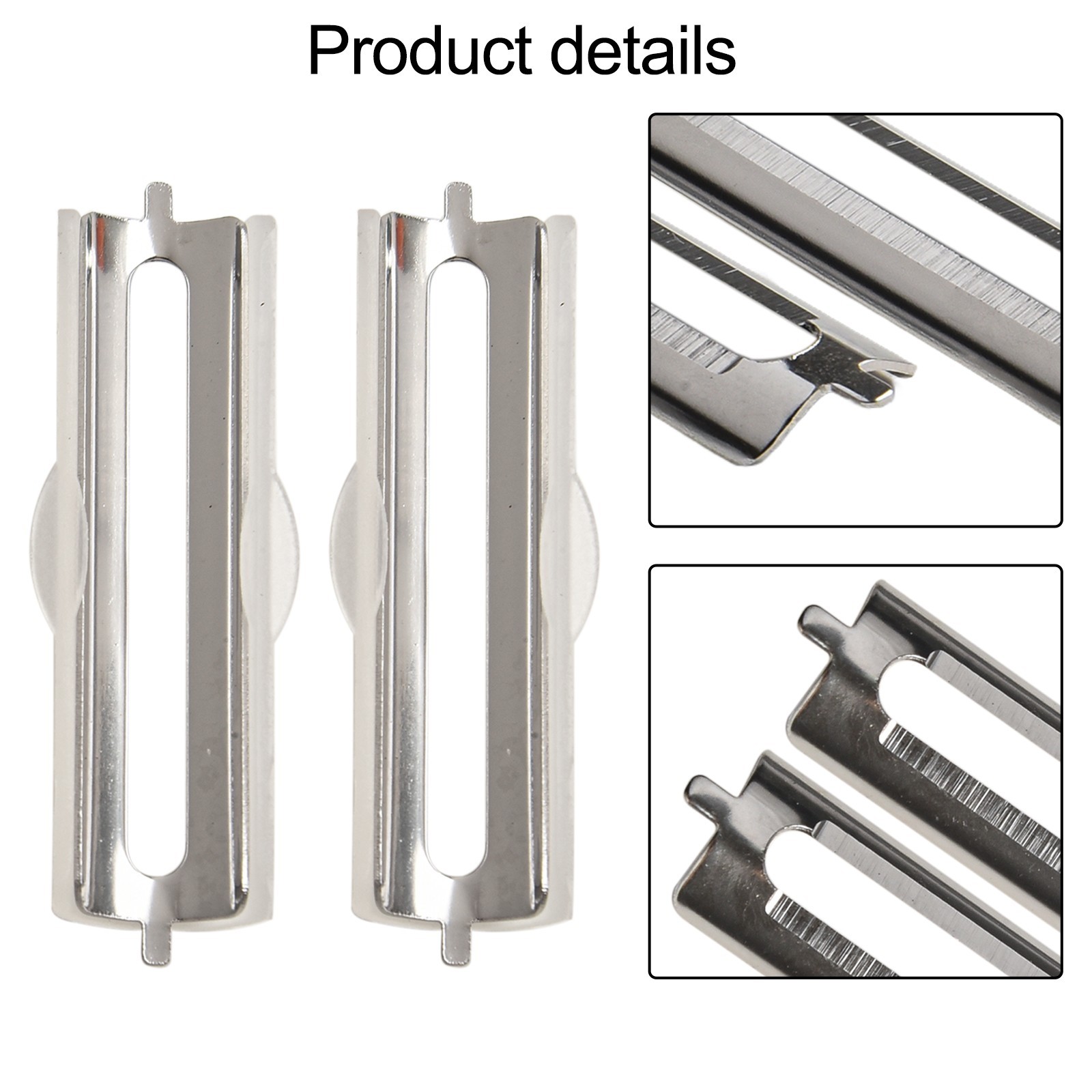 Stainless Steel Single-sided Flat Blade Multifunctional Peeling Blades Replace