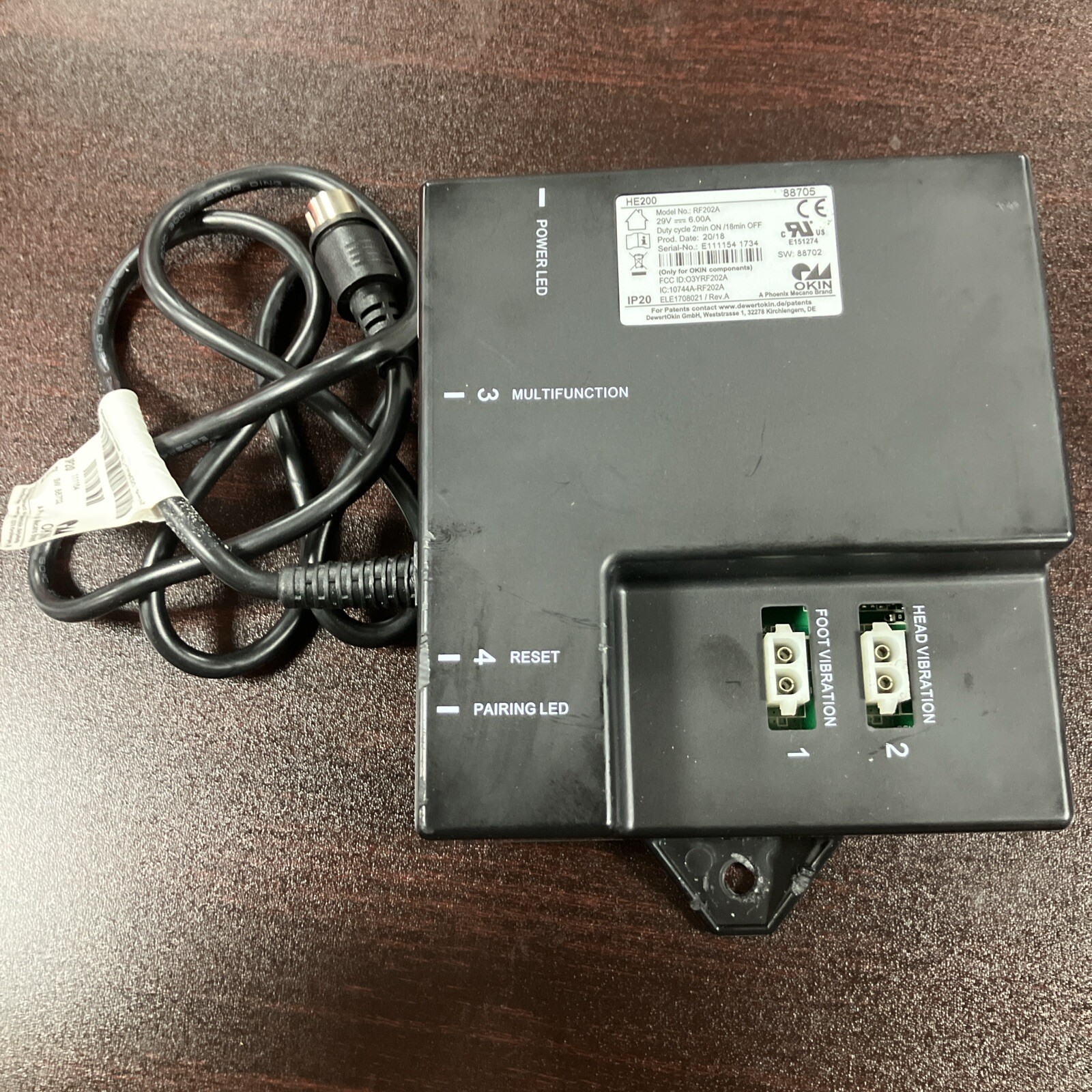 Pride Mobility Lift Chair Control Box Computer RF202A  Multifunction