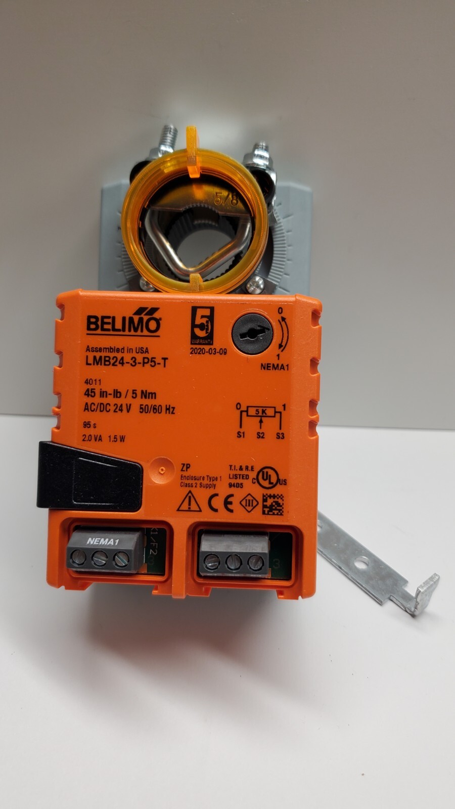 Belimo LMB24-3 Damper Actuator 45 in-lb 24V