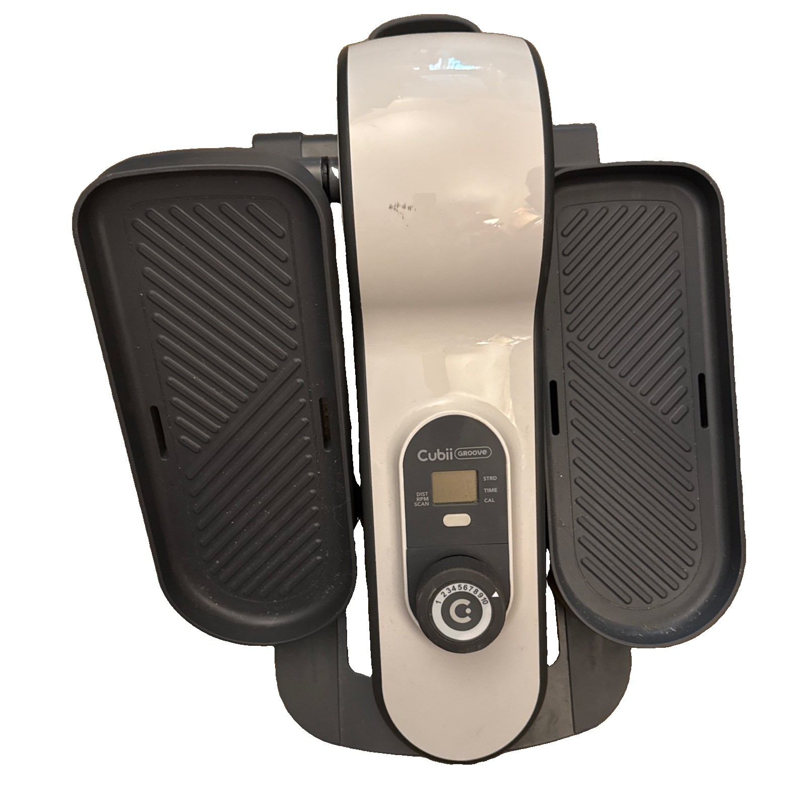 Cubii Groove Seated Elliptical Trainer LCD Display, Bike Pedal Exerciser Works