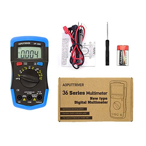 Multimeter Tester TRMS 4000 Counts Digital Multimeter with DC AC Voltmeter and