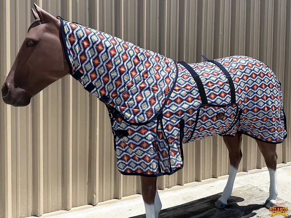 HILASON Horse Fly Sheet UV Protect Breathable Mesh Bug Mosquito Spring | Summer