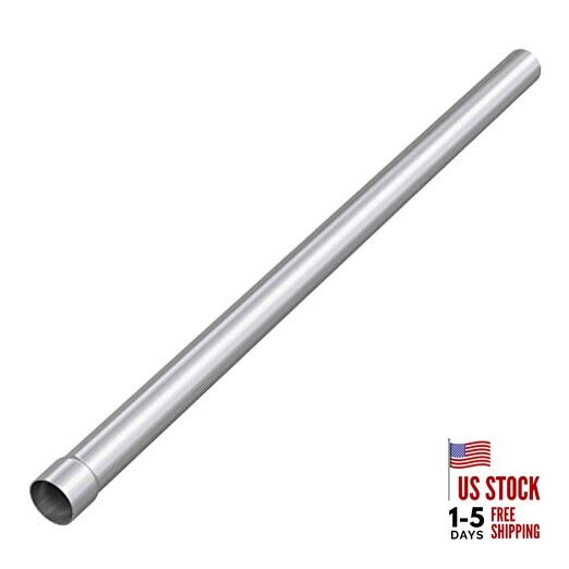 Straight Exhaust Pipe 4" Inlet, 304 Stainless Steel 48" Long Mandrel Exhaust