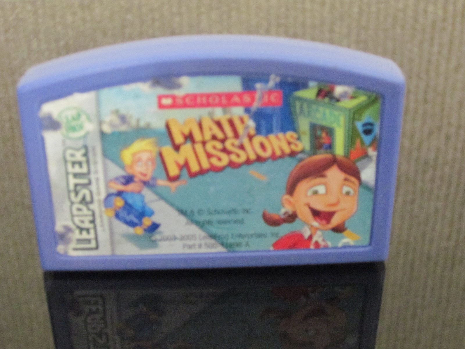 Leap Frog Scholastic Math Missions Leapster Learning Game System Game Cartridge