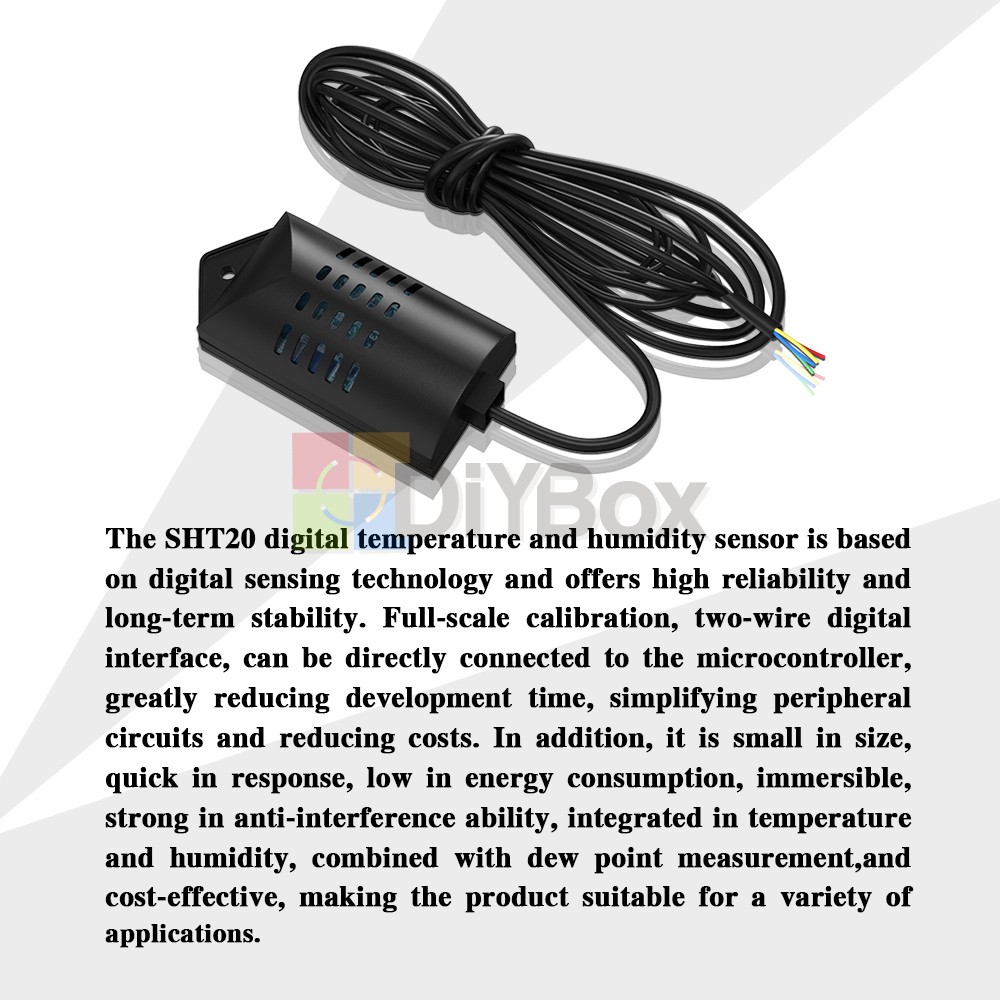 SHT20 Temperature Humidity Sensor Modbus Module RS485 High Precision Transmitter