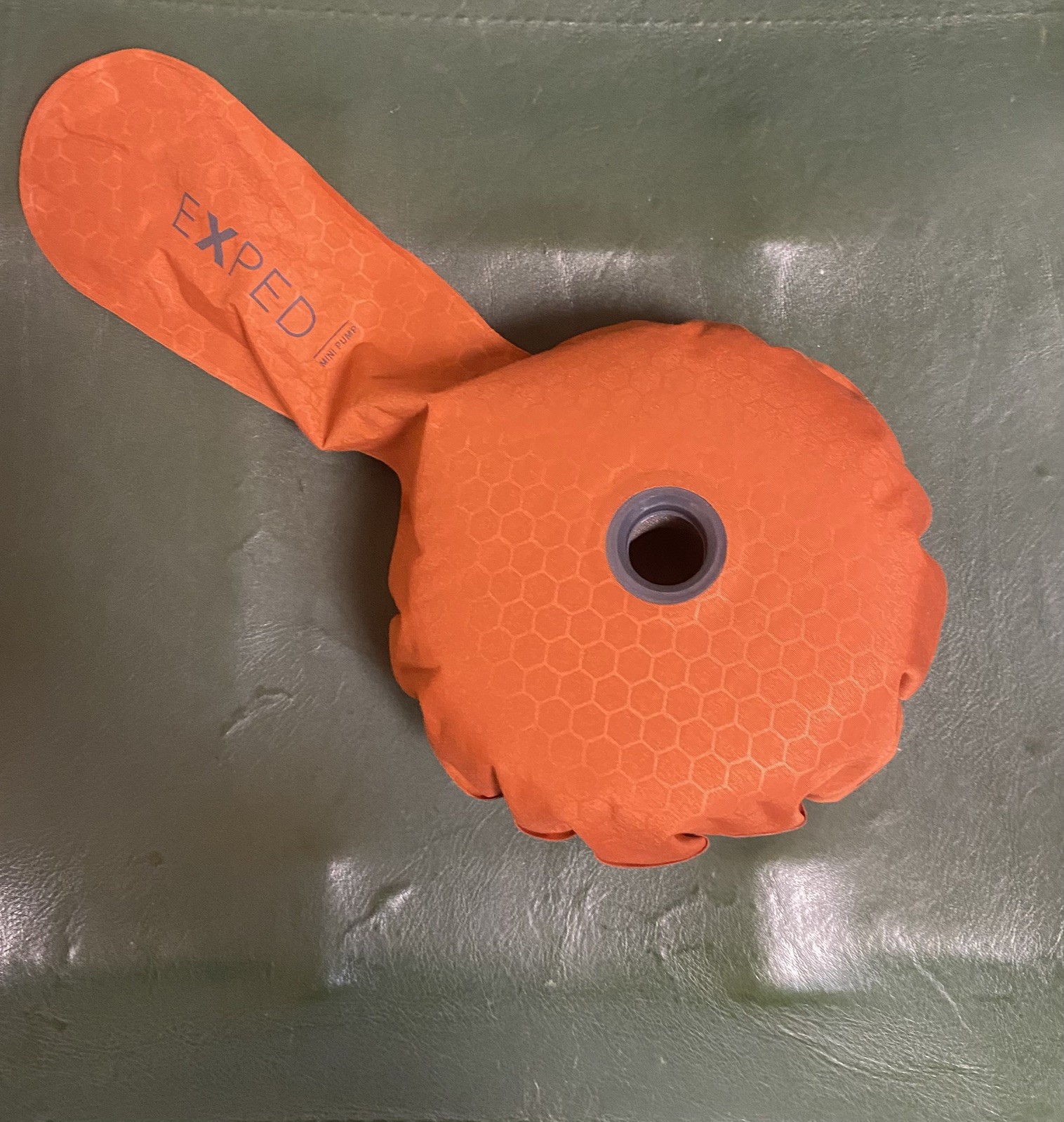 Exped Mini Pump Ultralight Hand-Operated Foot-long Travel and Camping Pump