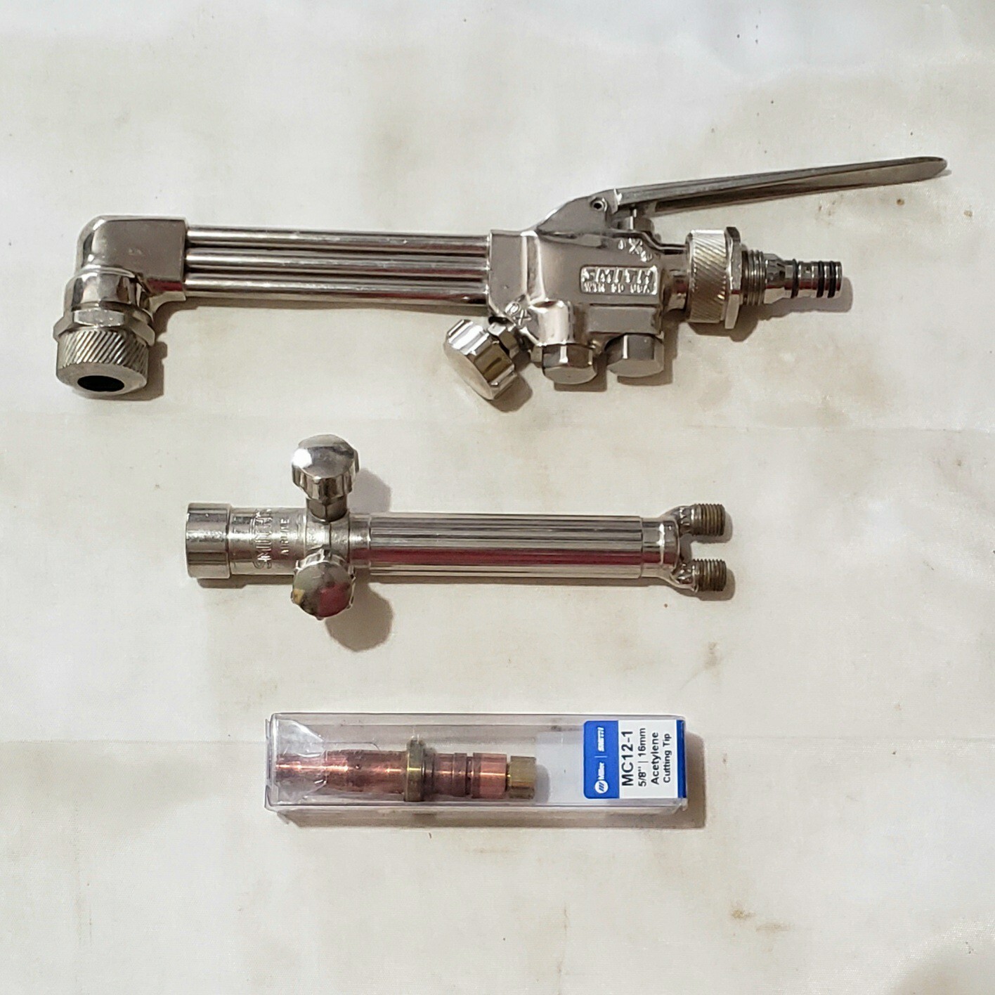 Smith Welding Cutting Torch Set AC309 Attachment AW1 Handle MC12-1 Tip Miller