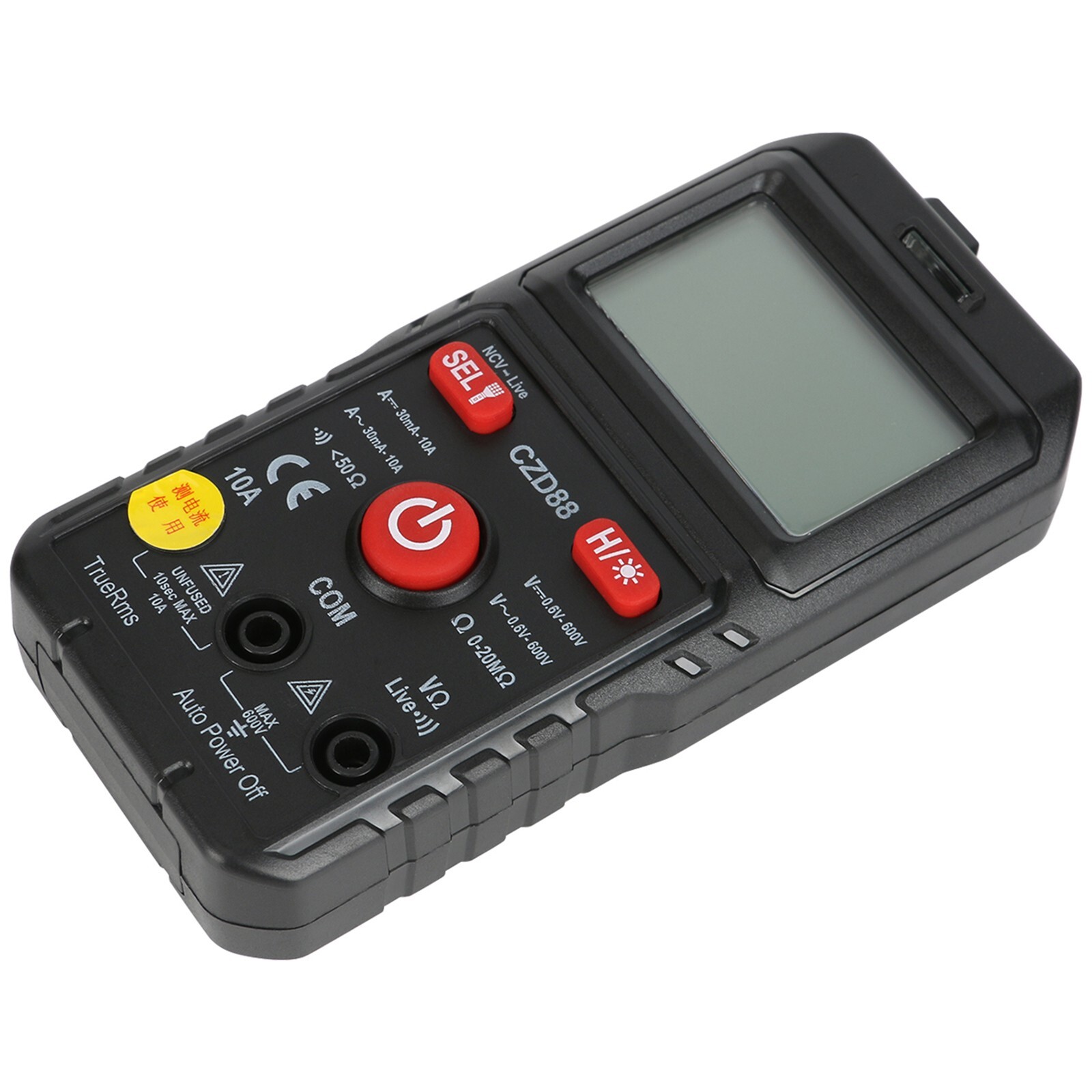 Digital LCD Multimeter Ammeter AC DC Voltage Ohmmeter Tester Meter Auto RangeOpe