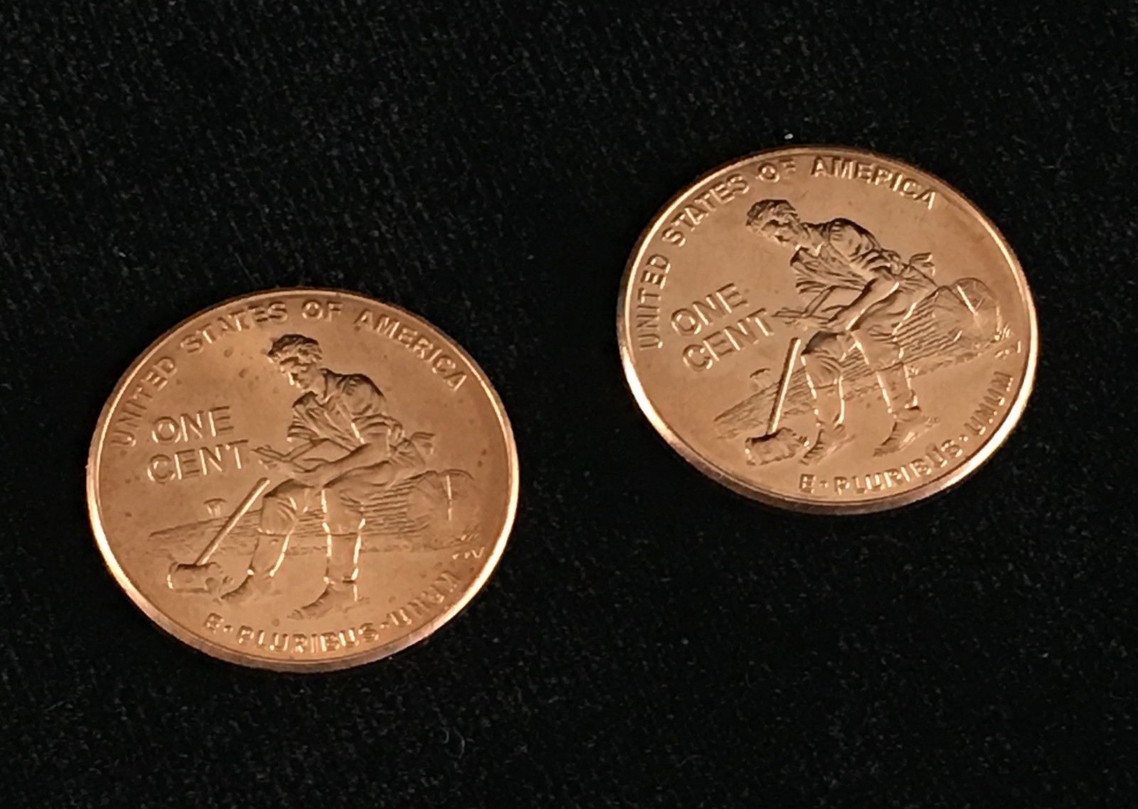 2009 P&D Bicentennial Lincoln Pennies :: Formative Years From Mint Roll