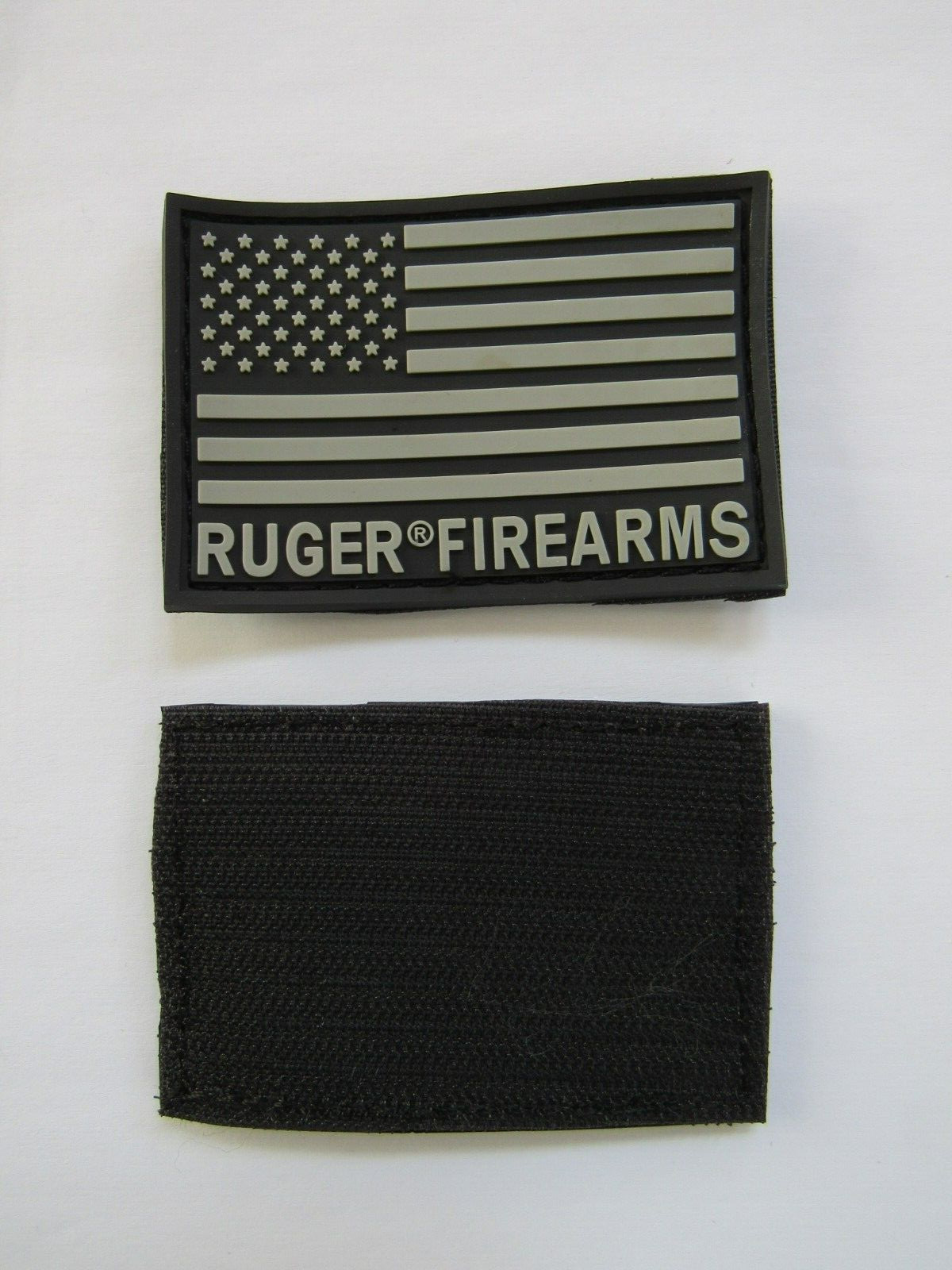 Ruger Firearms US Flag PVC Patch Tactical 10/22 Mini 14 American Rifle Hook Loop