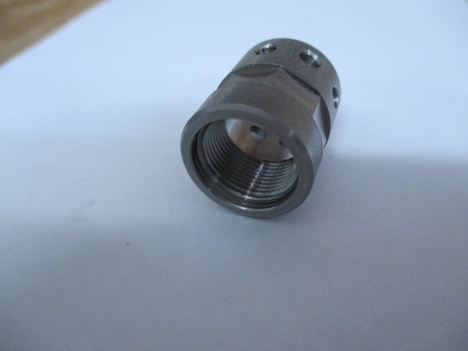 Micro Muzzle Brake LongShot MINI-BRAKE for 1/2"-28 x .63 Stainless Steel