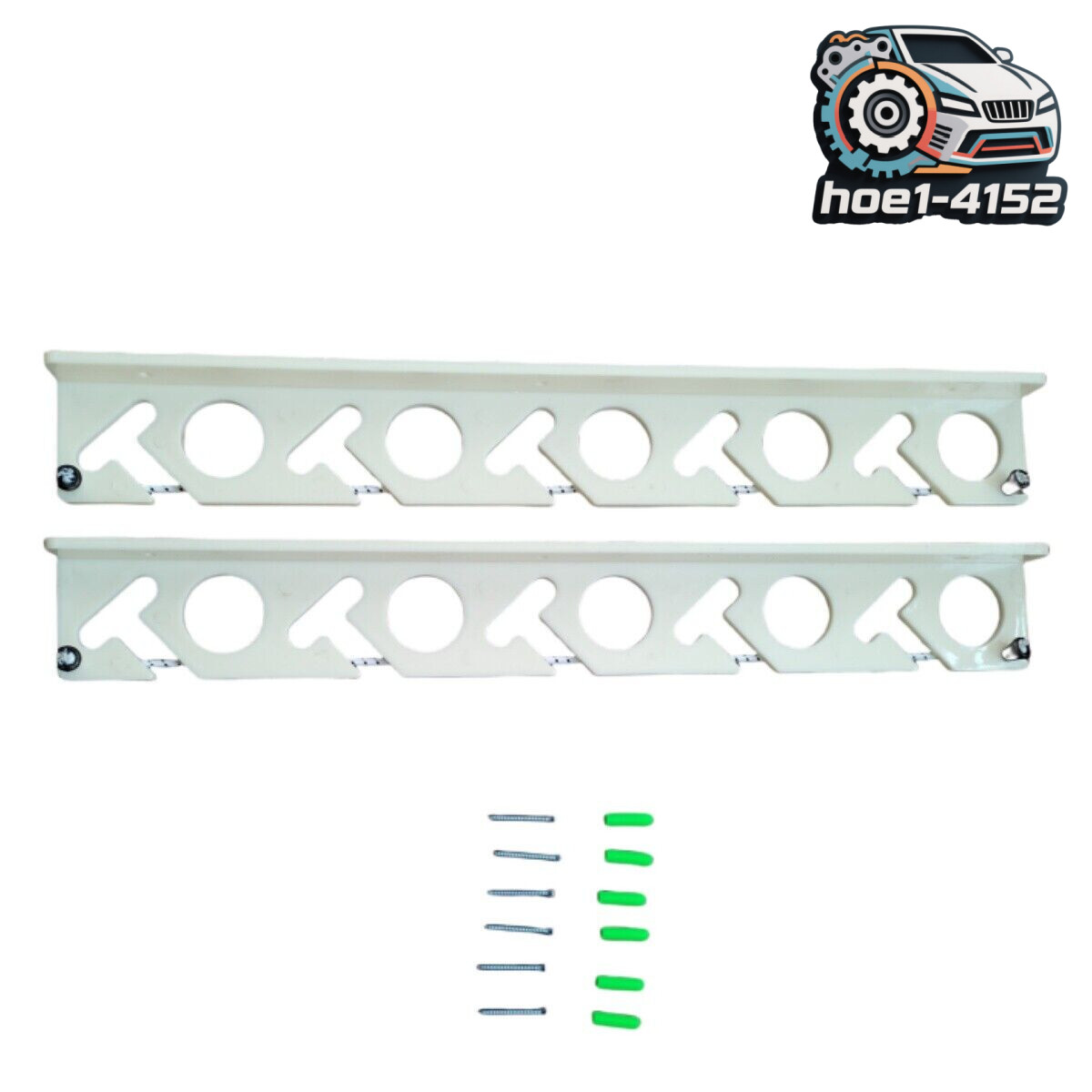 2 Pack Fishing Pole Holder Wall Mount Storage Rack for 10 Fishing Rods