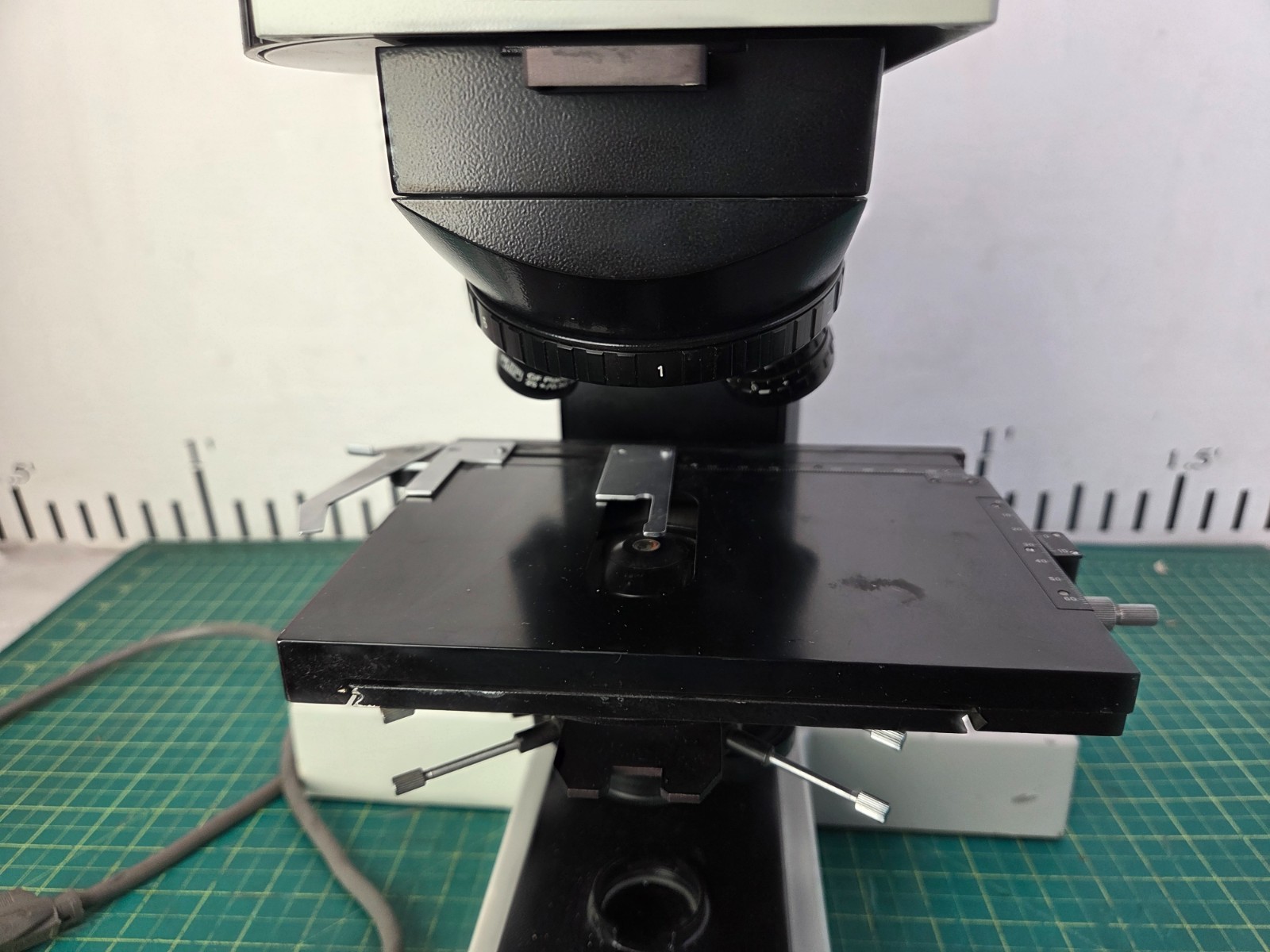 Zeiss Jena Microscope Jenaval W/2 Objectives