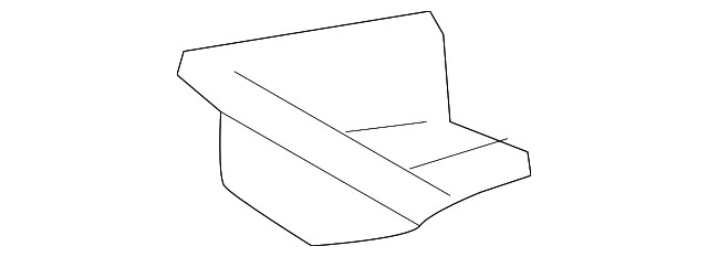 Genuine GM Driver Side Engine Compartment Rail Bracket 23255647