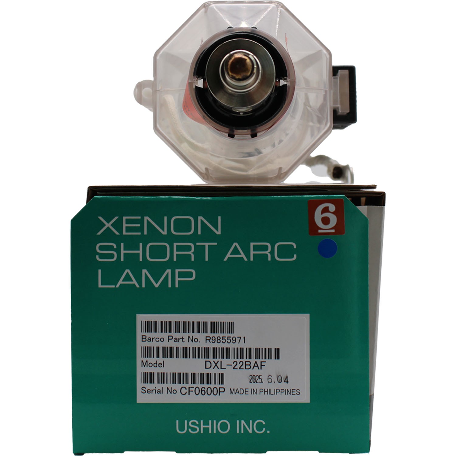 Ushio 2200W 2000 Hour Digital Xenon Lamp for the DP2K-32B