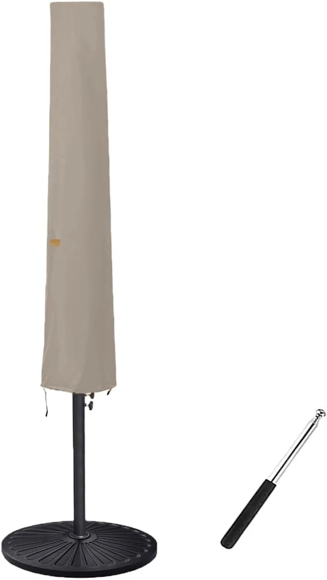 Umbrella Cover for 6ft to 9ft Patio Umbrellas, Waterproof and Durable Market Umb