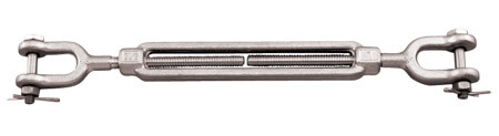 STAINLESS TURNBUCKLE JAW & JAW FS 1"X12" 316-NM