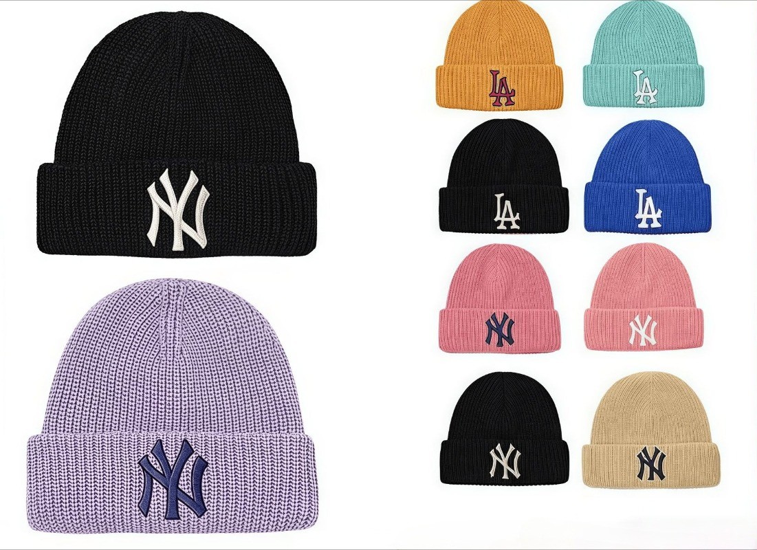 Mens Womens 47 Letter Embroidery Beanies Autumn Winter Warm Hat Hip Caps