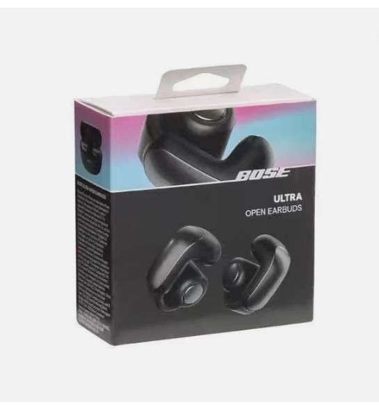 NEW w Stickers Bose Ultra Open Ear True Wireless Bluetooth Earbuds - Black