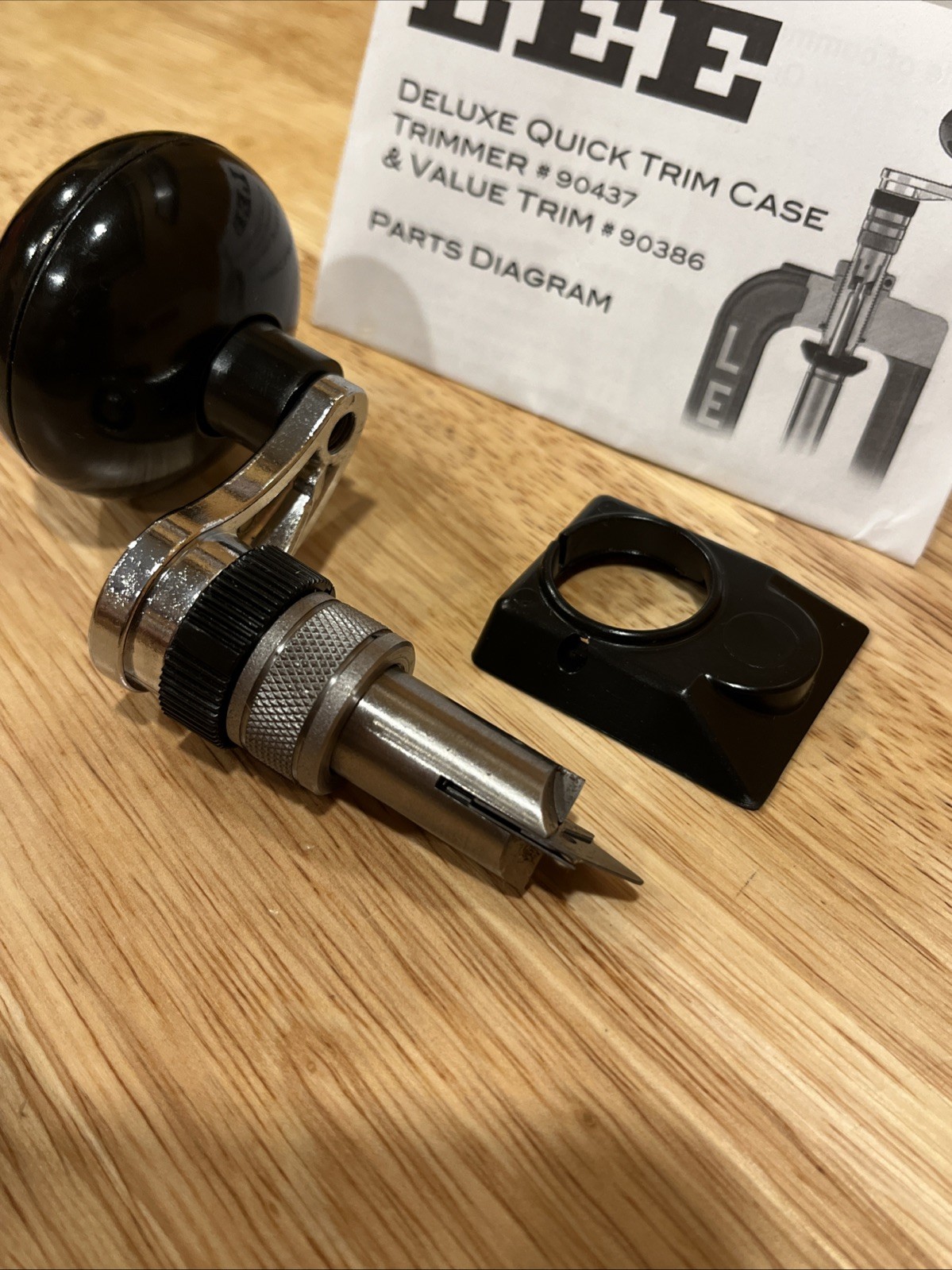 Lee Deluxe Quick Trim Case Trimmer - 90437 Reloading Opened Box