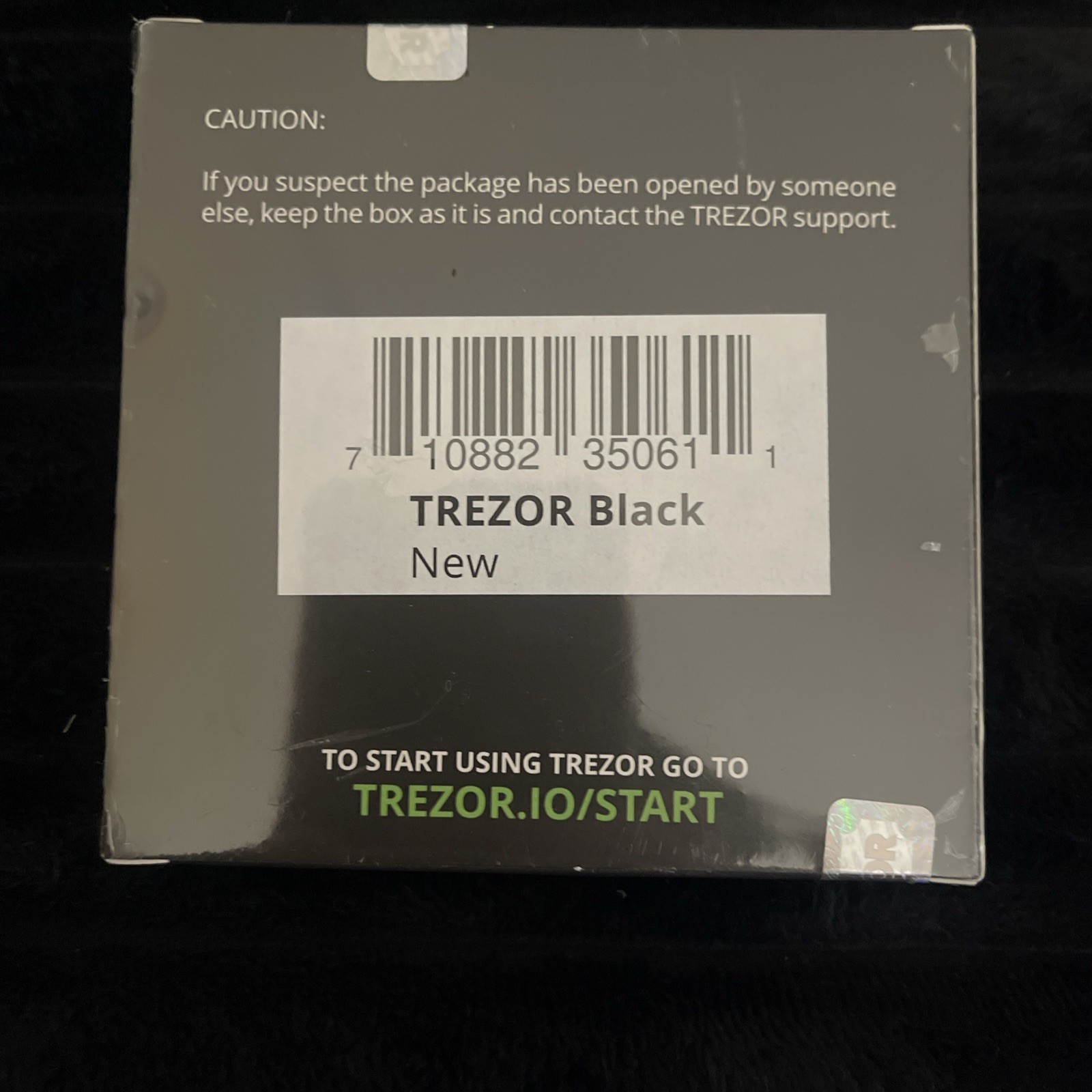Trezor One Hardware Wallet - Black - Brand New