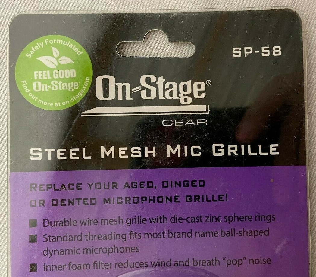 On Stage SP58 Steel Mesh Microphone Grille