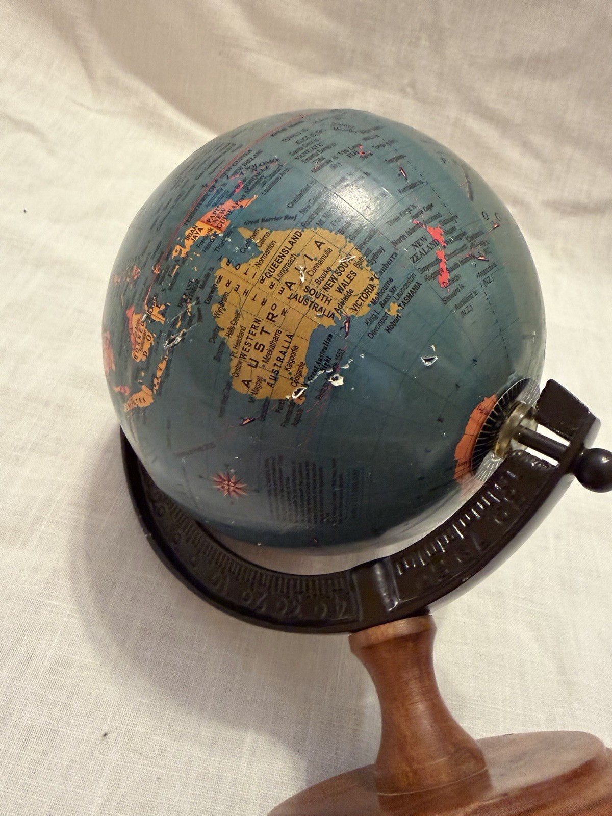 Vintage Pottery Barn Small Globe 8”