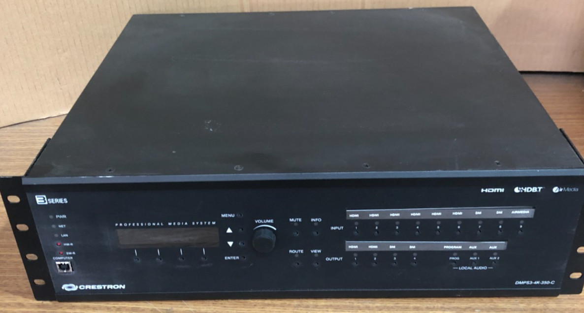 Crestron DMPS3-4K-350C Professional Media System - Untested