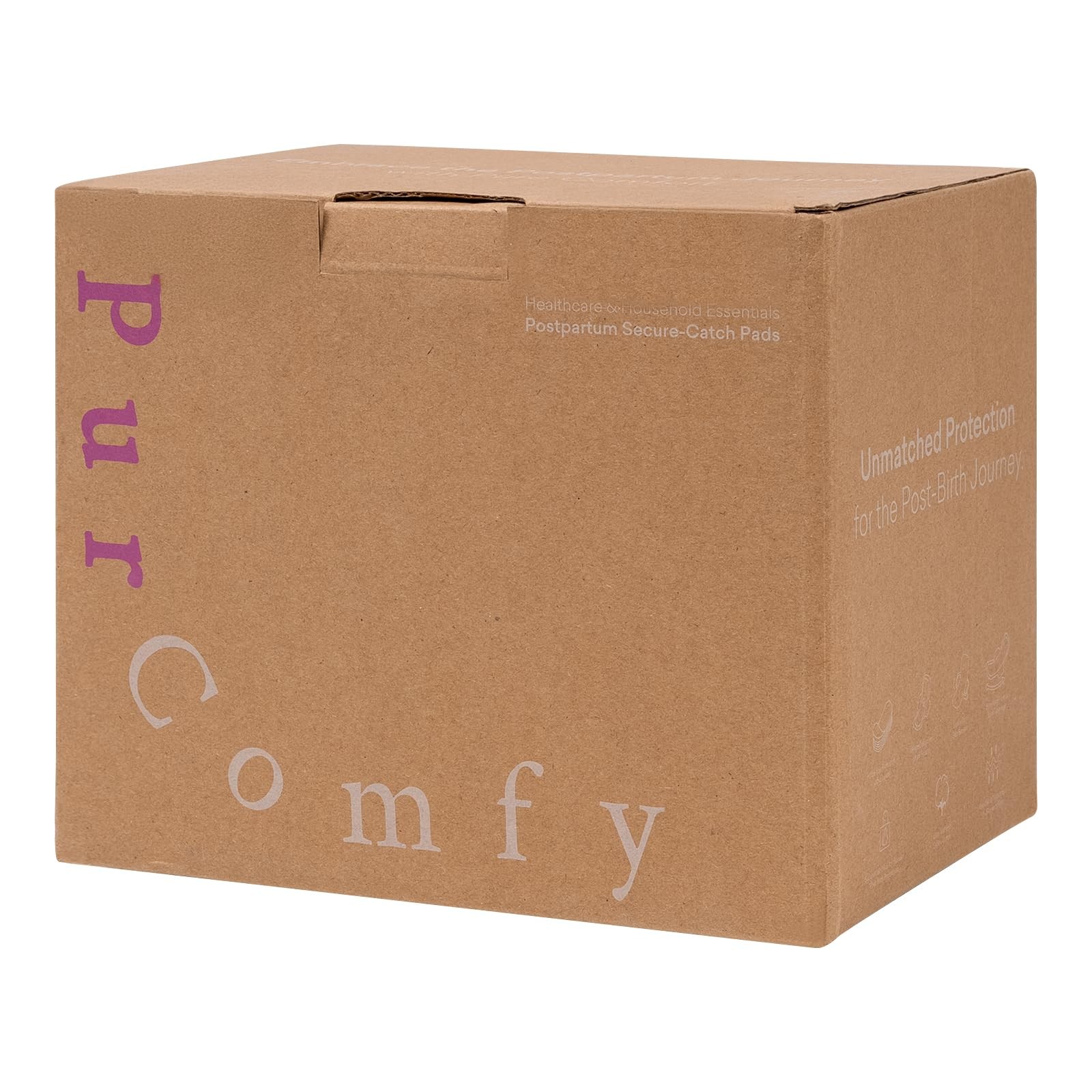 24 Count Premium Postpartum Pads with Wings, Large Maximum Absorbency Postpar...