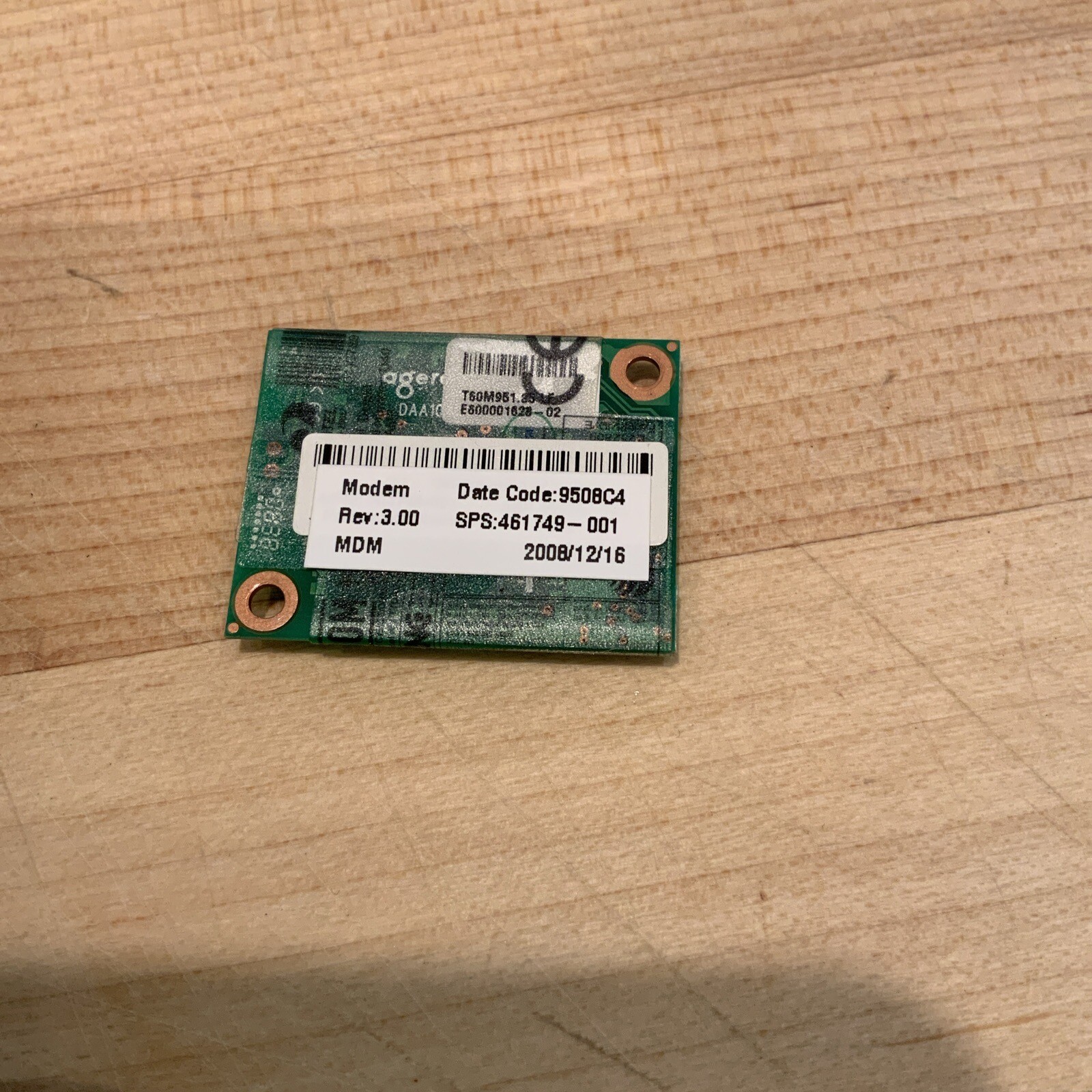 461749-001 GENUINE ORIGINAL HP MODEM CARD PAVILION DV7-2111US (CB76)