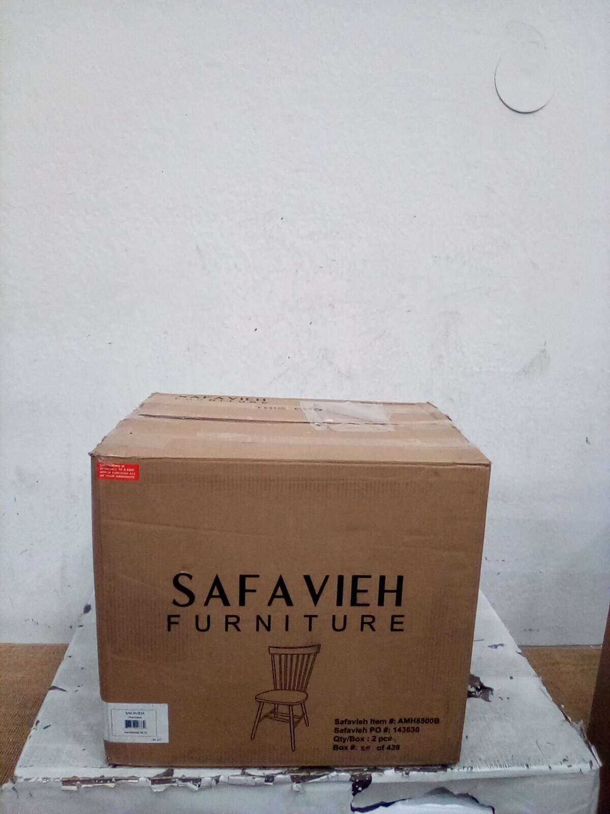 Safavieh PARKER SPINDEL SIDE CHAIR, Reduced Price 2172728083 AMH8500B
