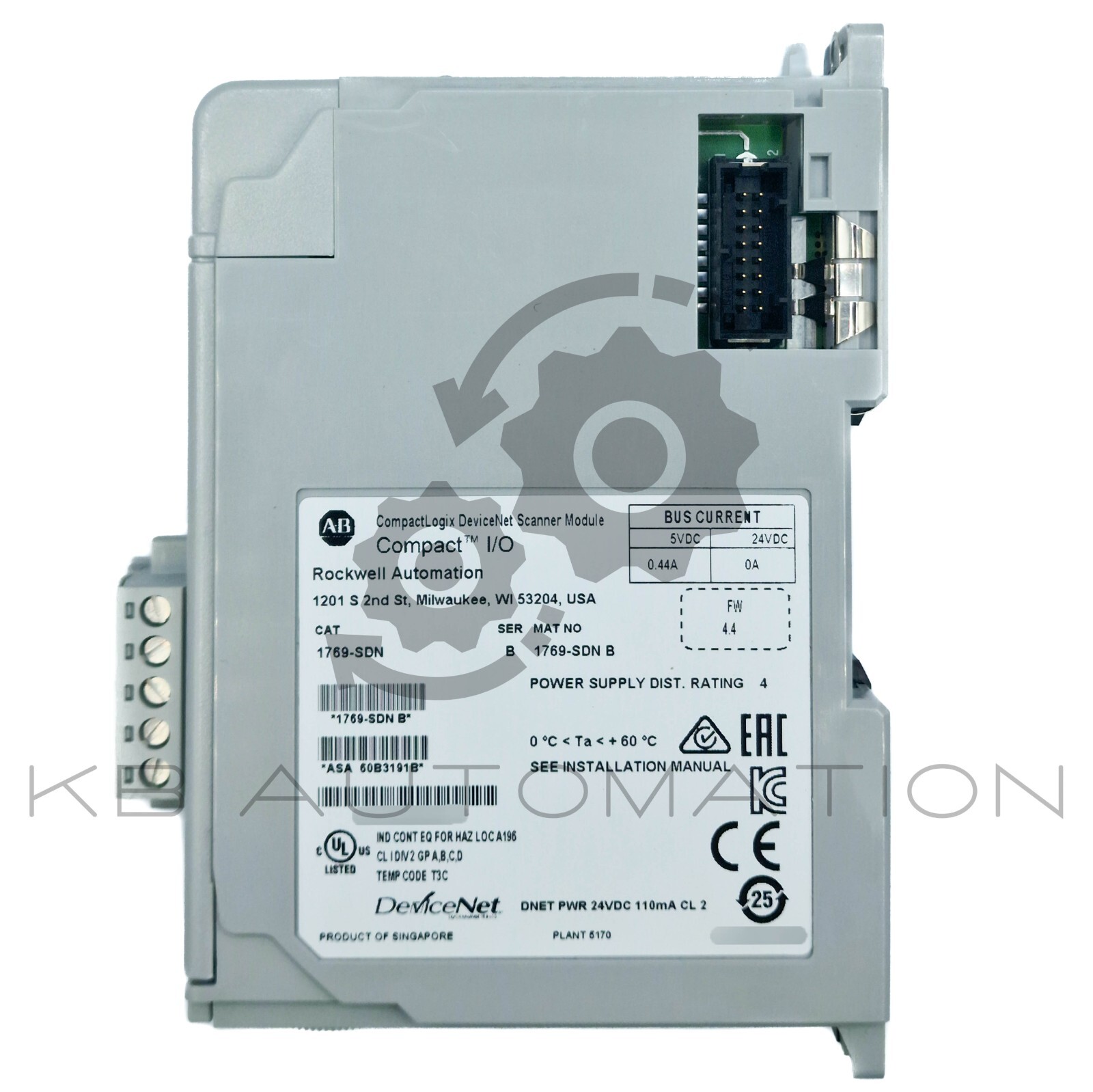 Allen-Bradley 1769-SDN CompactLogix DeviceNet communication module