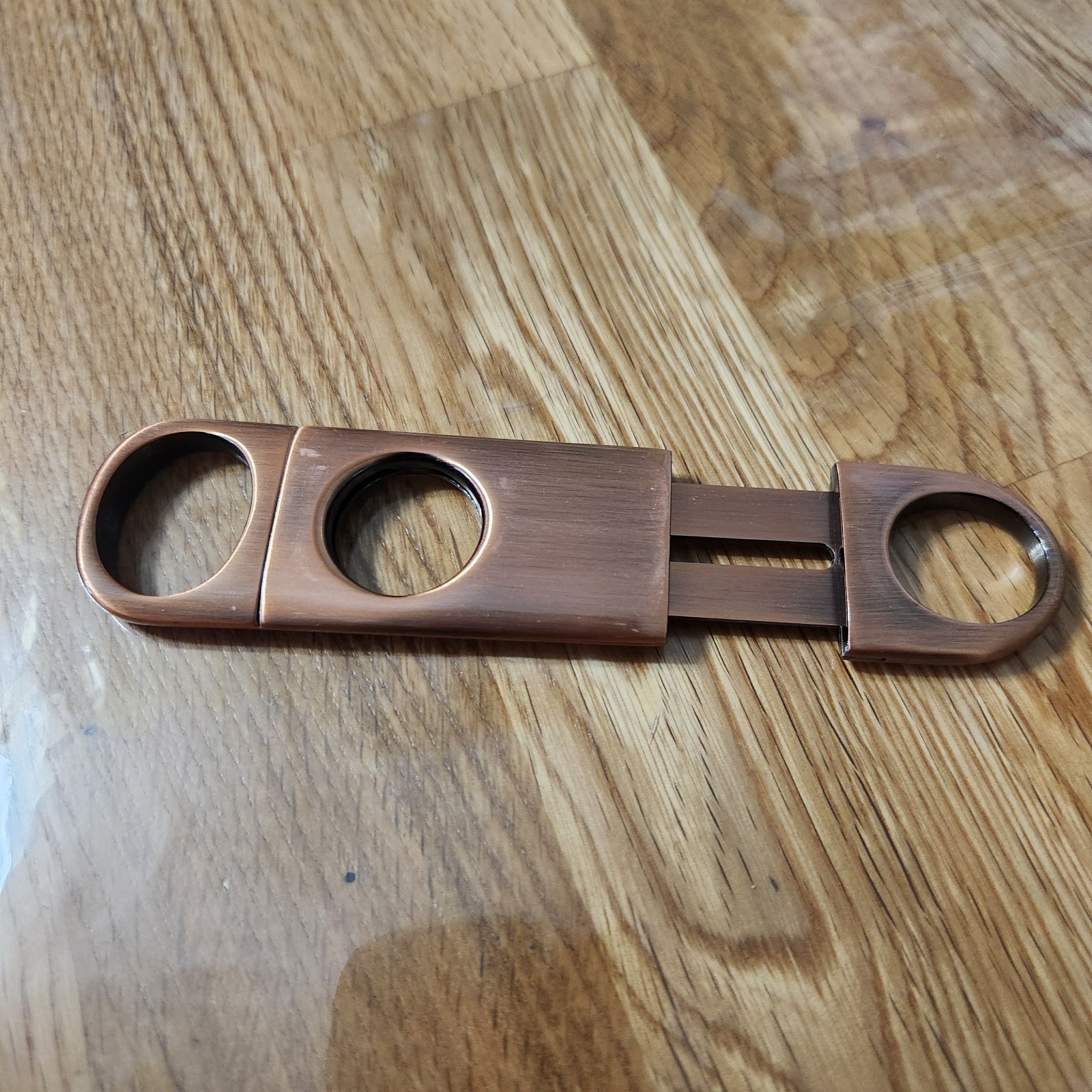 Dewars Cigar Case & Cutter Copper