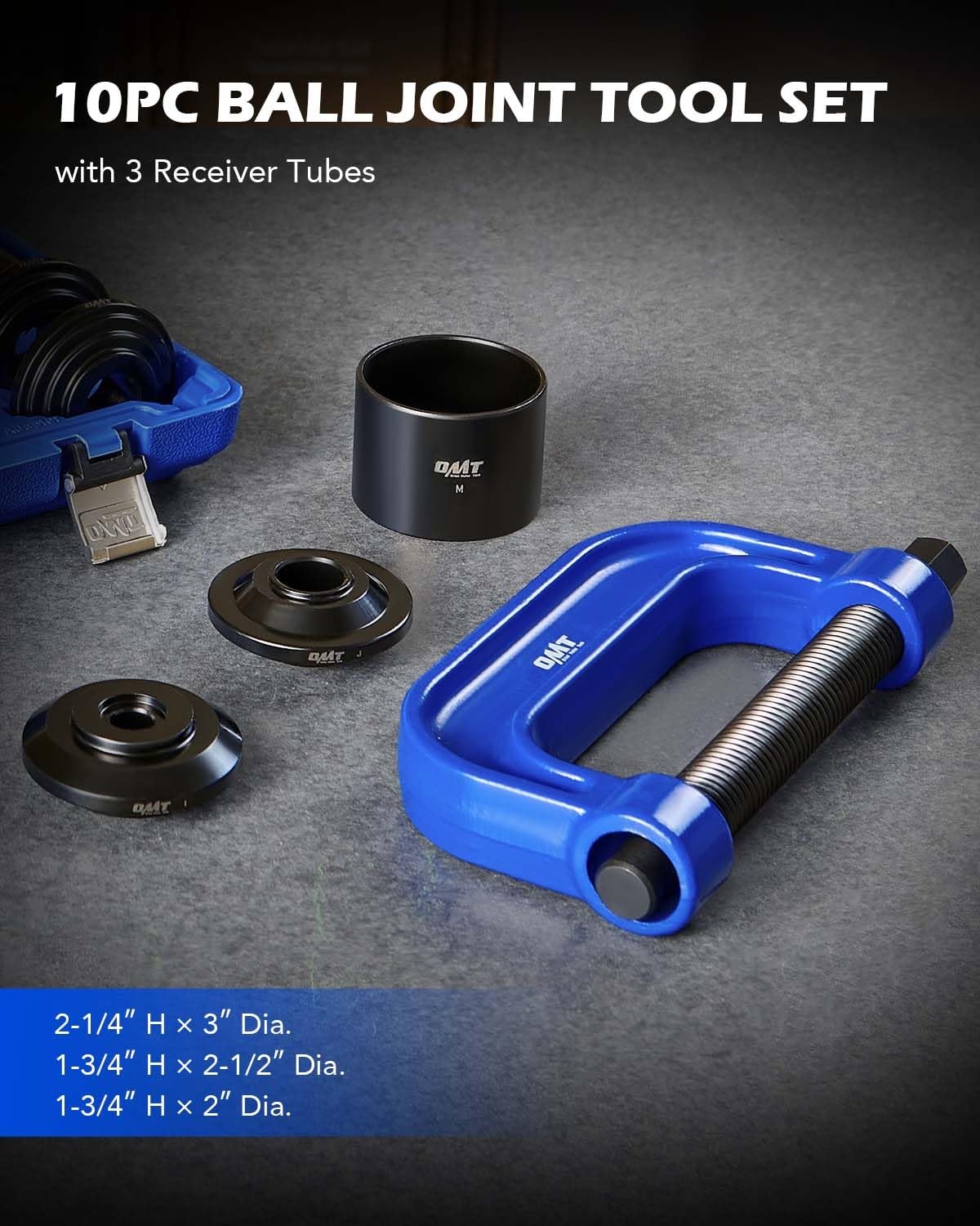 Orion Motor Tech Ball Joint Press Kit C Frame 4WD Adapter Removal Tool Set