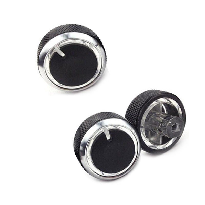 Aluminum Surround Climate Control Button Cover 3Pcs for Spark/QQ3/QQ6(1998-2005)